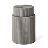 Pote Decorativo em Cimento Cinza 11,5cm - Ela Decora