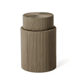 Pote Decorativo em Cimento Verde Militar 11,5cm - Ela Decora