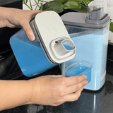 Pote Hermético Dispenser Flow Bege 1,5 Litros - Ela Decora