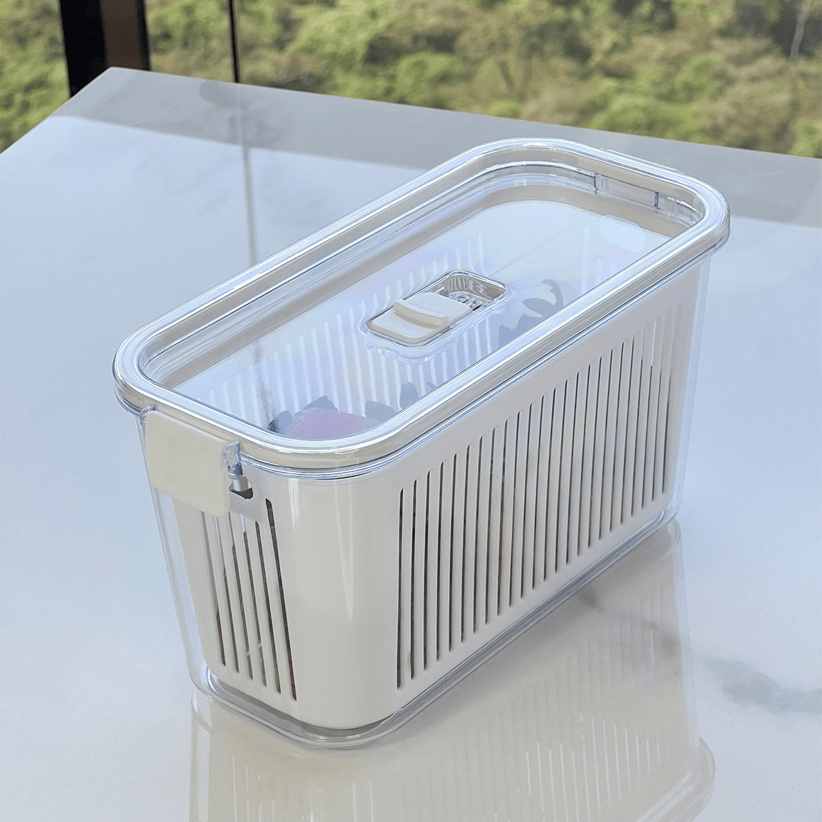 Pote Hermético Slim Multiuso Branco 1,7 Litros - Ela Decora
