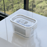 Pote Hermético Slim Multiuso Branco 630ml - Ela Decora