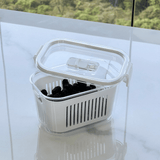 Pote Hermético Slim Multiuso Branco 630ml - Ela Decora