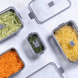 Pote Hermético Slim Multiuso Cinza 630ml - Ela Decora