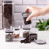 Pote Organizador Hermético Block Transparente 150ml - Ela Decora