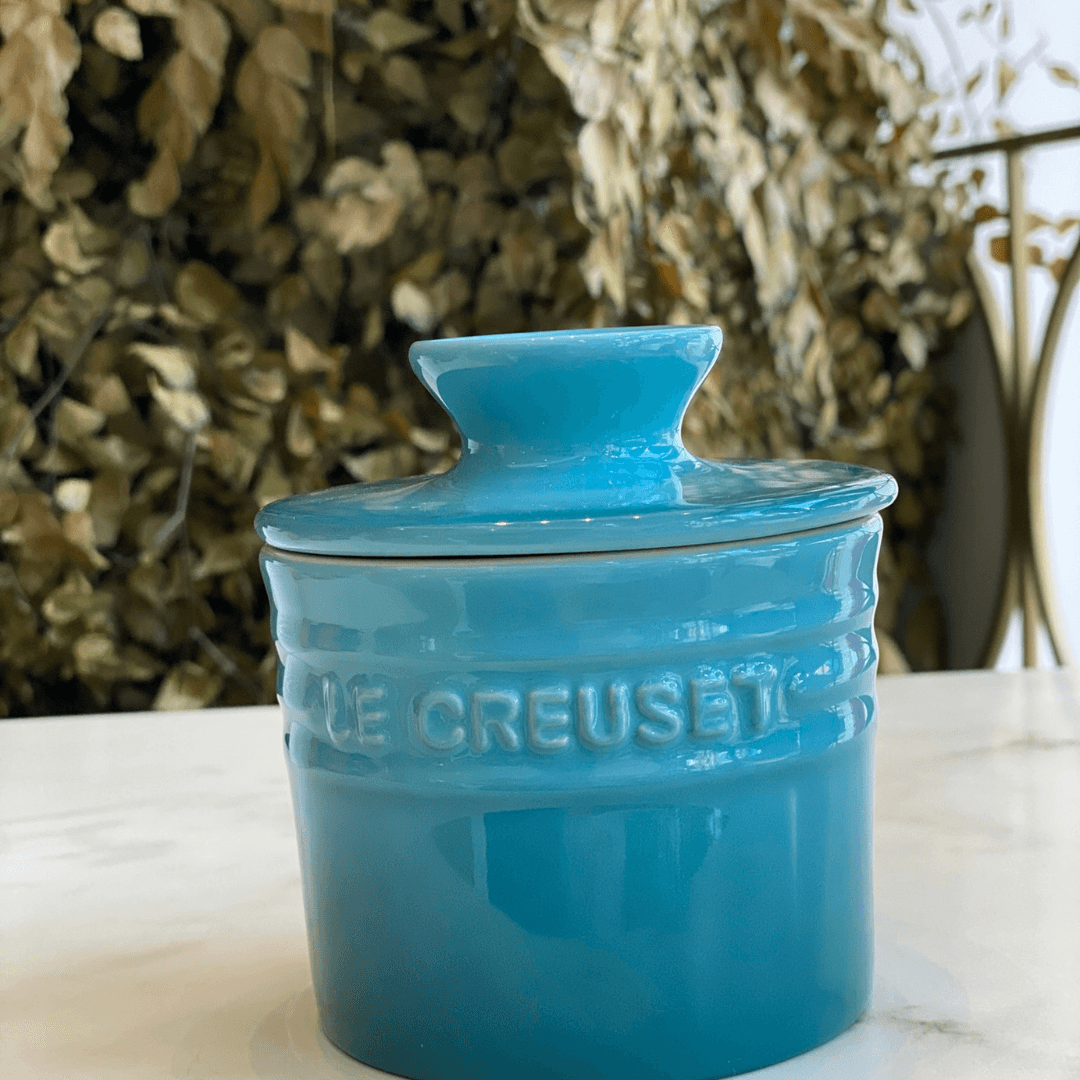 Pote para Manteiga Manteigueira Azul Caribe Le Creuset - Ela Decora
