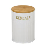 Pote para Mantimentos Cereais Branco 16cm - Ela Decora