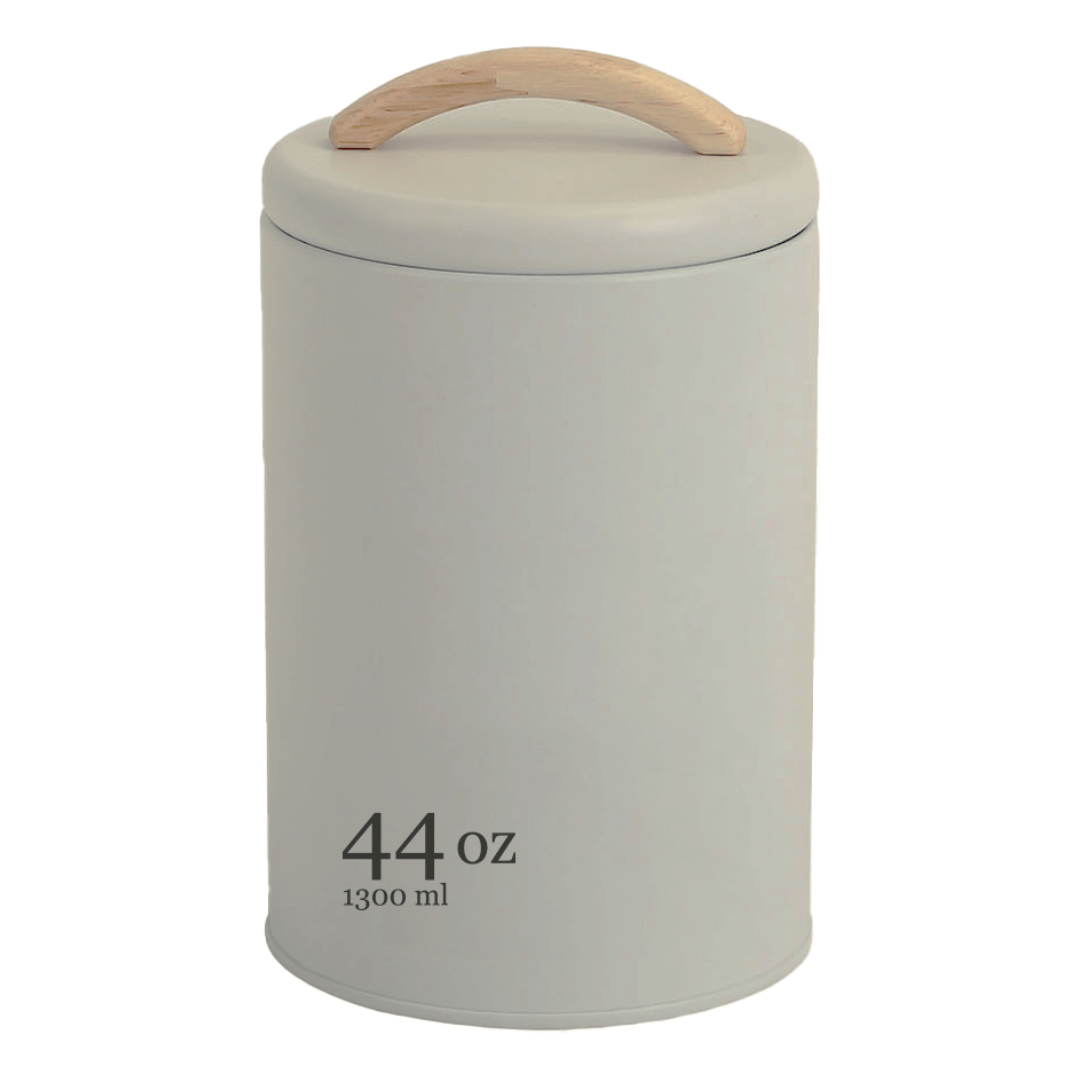 Pote para Mantimentos Hermético Sense 1,3 Litros Bege - Ela Decora