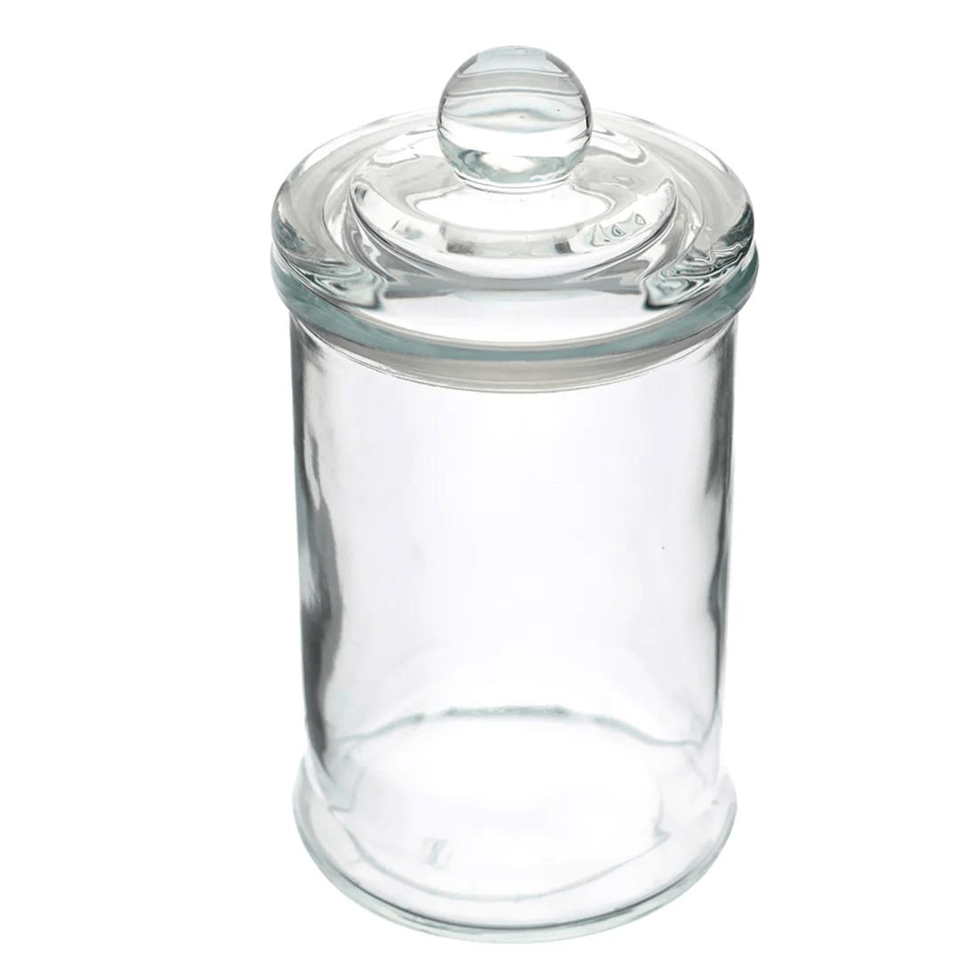 Pote Porta Mantimento Redondo com Tampa em Vidro 600ml - Ela Decora