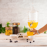 Pote Vidro Borossilicato Com Tampa De Cobre Rose Gold 800ml - Ela Decora