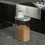 Pote Hermético com Medidor Drop Branco 2,3L