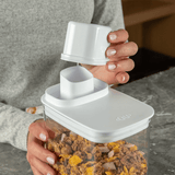 Pote Hermético com Medidor Drop Branco 2,3L