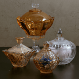 Potiche Bomboniere de Cristal 15cm Queen - Ela Decora