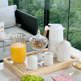 Potiche Bomboniere em Cristal de Chumbo com Pé 18cm Queen - Ela Decora