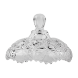 Potiche Bomboniere em Cristal Ecológico Transparente 14cm - Ela Decora