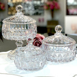 Potiche para doces de cristal brilhante