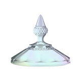 Potiche Bomboniere Splendor em Cristal com Pé Furta Cor 21,2cm - Ela Decora