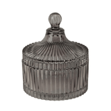 Potiche Circus em Cristal Ecológico Fumê - 12 cm - Ela Decora