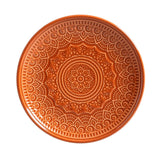 Prato de Sobremesa Agra Cantaloupe Laranja 20cm - Ela Decora