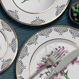 Prato de Sobremesa Amalia 19,5cm - Ela Decora