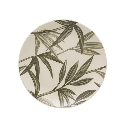 Prato de Sobremesa Aquarelle em Bambu 20,5cm - Ela Decora