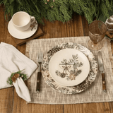 Prato de Sobremesa Aquarelle Memórias de Natal 20cm - Ela Decora