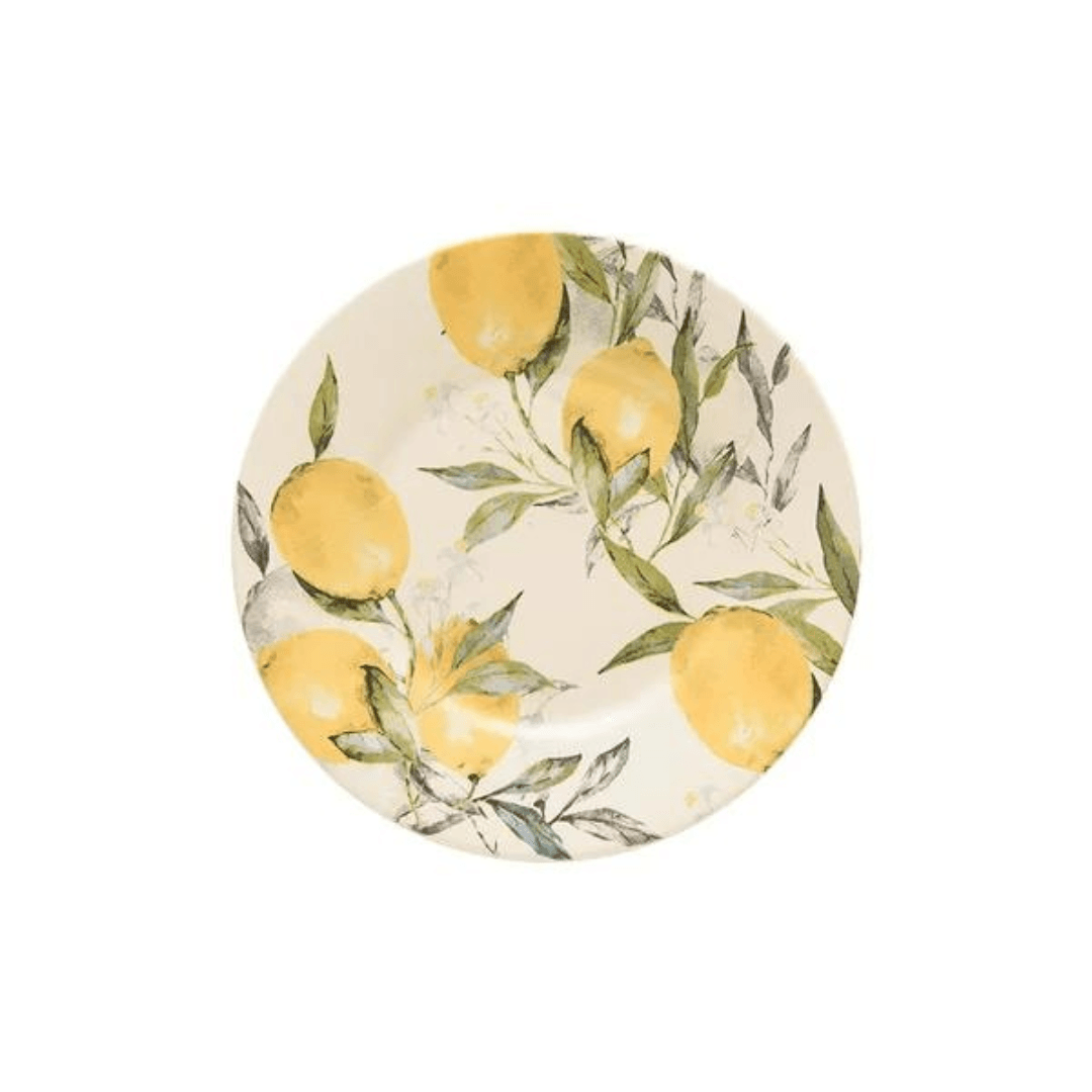 Prato de Sobremesa Aquarelle Siciliano 21cm - Ela Decora