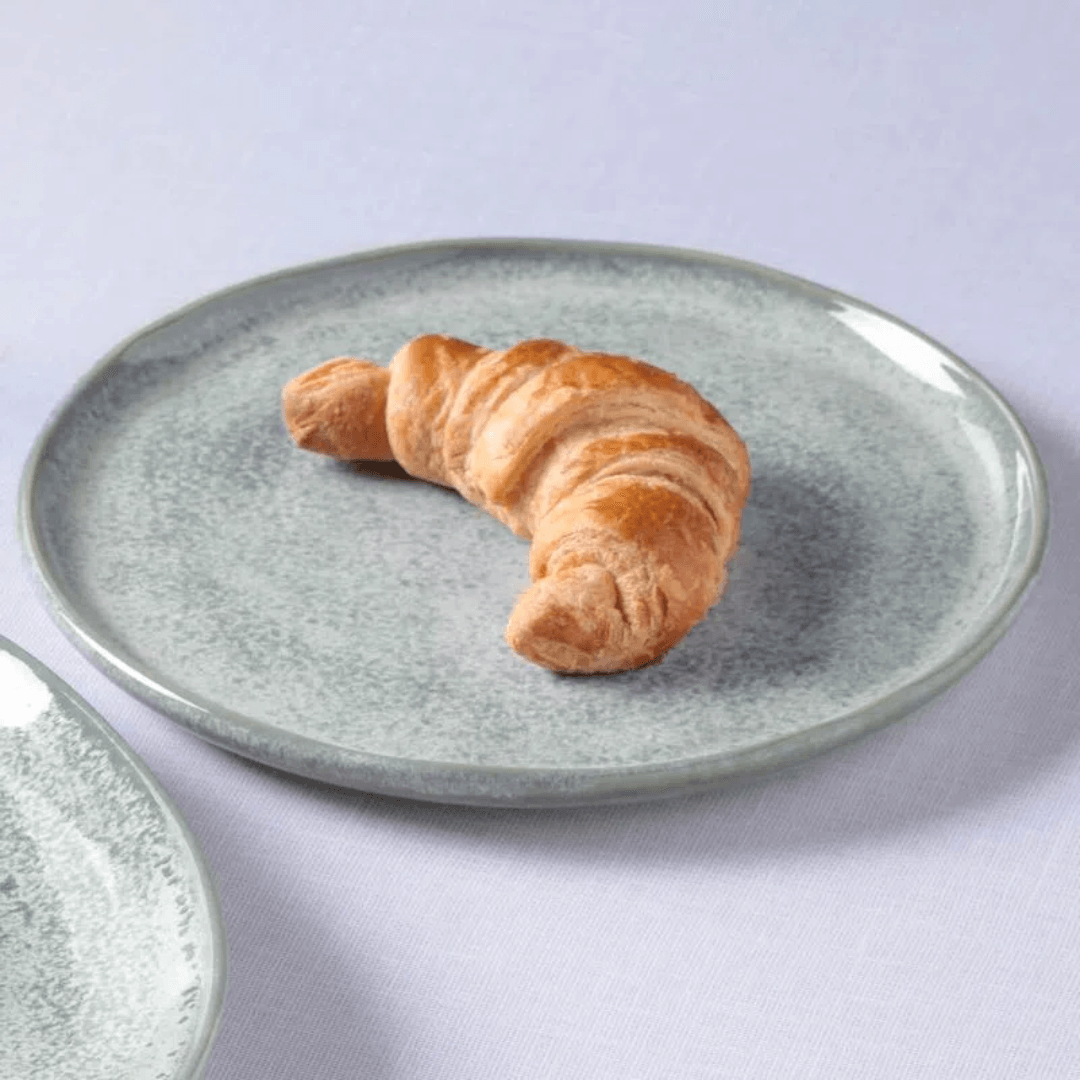 Prato de Sobremesa Bio Green Granite Stoneware 21,5cm - Ela Decora