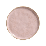 Prato de Sobremesa Bio Rustic Litchi Rosa 21,5cm - Ela Decora