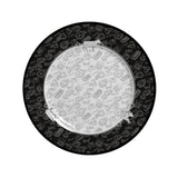 Prato de Sobremesa Butcher Barbecue B Churrasco Cerâmica 19,5cm - Ela Decora