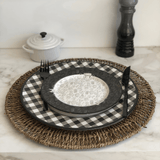 Prato de Sobremesa Butcher Barbecue B Churrasco Cerâmica 19,5cm - Ela Decora