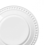 Prato De Sobremesa Cerâmica Atenas Branco - 20,5 - Ela Decora