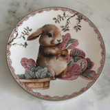 Prato de Sobremesa Cerâmica Coelho da Páscoa 20 cm Magica - Ela Decora