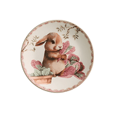 Prato de Sobremesa Cerâmica Coelho da Páscoa 20 cm Magica - Ela Decora