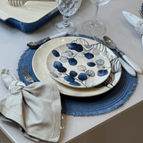 Prato de Sobremesa Coup Blue 20cm - Ela Decora