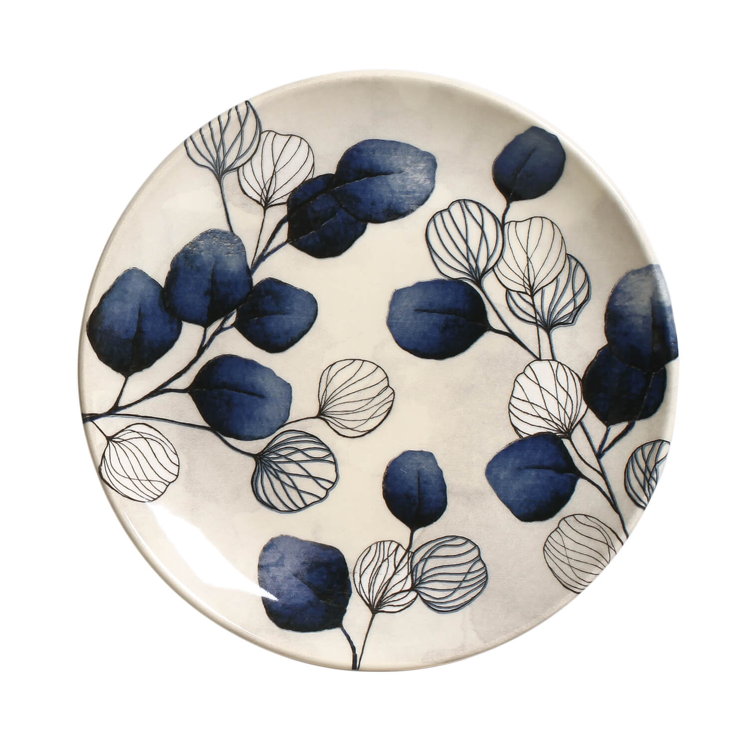 Prato de Sobremesa Coup Blue 20cm - Ela Decora