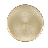 Prato de Sobremesa Dots Cristal de Chumbo Dourado 21 cm - Ela Decora