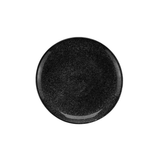 Prato de Sobremesa Dots Cristal de Chumbo Preto 21 cm - Ela Decora