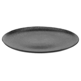 Prato de Sobremesa Dots Cristal de Chumbo Preto 21 cm - Ela Decora