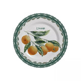 Prato de Sobremesa Les Fruits Orange 19,5cm - Ela Decora