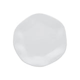 Prato de Sobremesa Porcelana 21,5cm White Branco - Ela Decora