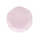Prato de Sobremesa Porcelana Rosa Ryo Pink Sand - 21,5 cm - Ela Decora