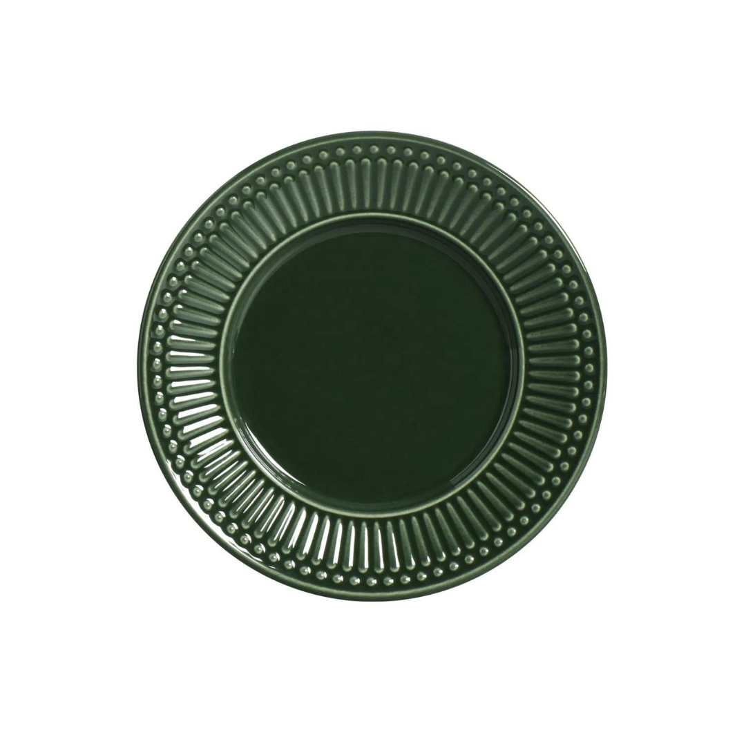 Prato De Sobremesa Roma Botanico 20,5cm - Ela Decora