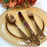 Prato em Cristal de Chumbo Pearl Âmbar 20cm - Ela Decora