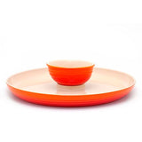 Prato para Aperitivo Laranja 35cm Le Creuset - Ela Decora