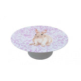 Prato para Bolo Sweet Easter Pascoa Branco e Roxo 27cm - Ela Decora