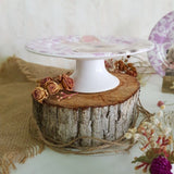 Prato para Doce Sweet Easter Pascoa Branco e Roxo 20cm - Ela Decora