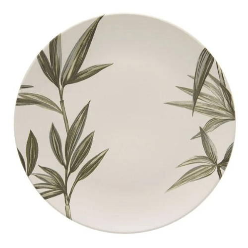 Prato Raso Aquarelle Bambu 28cm - Ela Decora