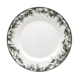 Prato Raso Aquarelle Bosque Natal 29,5cm - Ela Decora