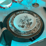 Prato Raso Aquarelle Memórias de Natal 27cm - Ela Decora