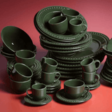 Prato Raso Atenas Botanico 26cm Verde - Ela Decora